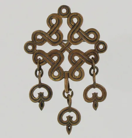 Solki Kalevala Koru, solki-39, korkeus 60mm, pronssia.