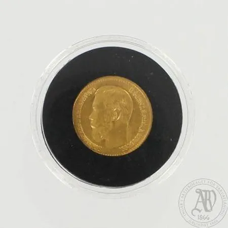 Kultaraha, Venäjä 5 Ruplaa, 1898 Nikolai II, 900, paino 4,3g