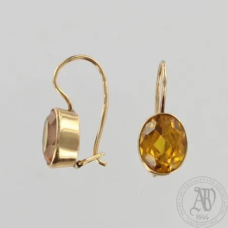 Kivikorvakorut, korkeus 20mm, 585br, paino 3,3g