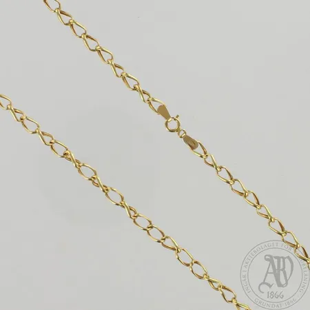 Kaulaketju, pituus 45cm, 585, paino 4,5g 