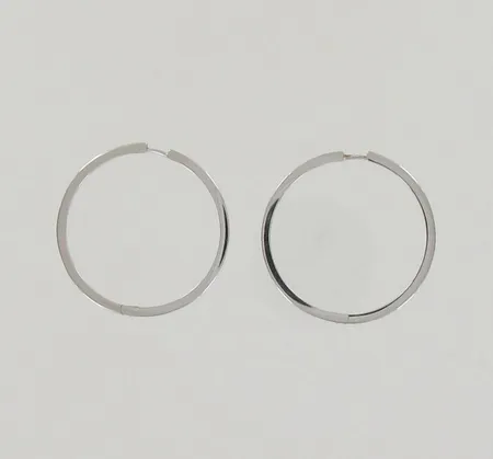 Korvarenkaat, Ø 39mm, 585 valkokulta, paino 13,8g