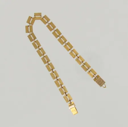 Ranneketju Lapponia, design Björn Weckström, pituus 195mm, vuodelta 1970, 585, paino 8,6g