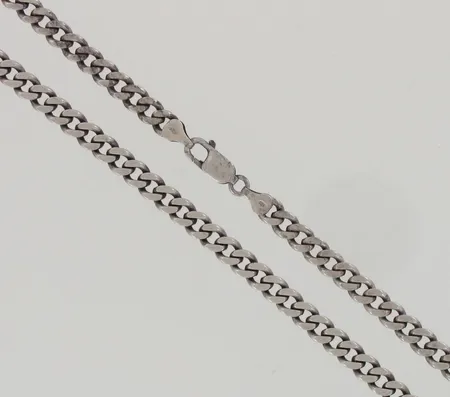 Panssarikaulaketju, pituus 51cm, leveys 7mm, 925, paino 43,3g