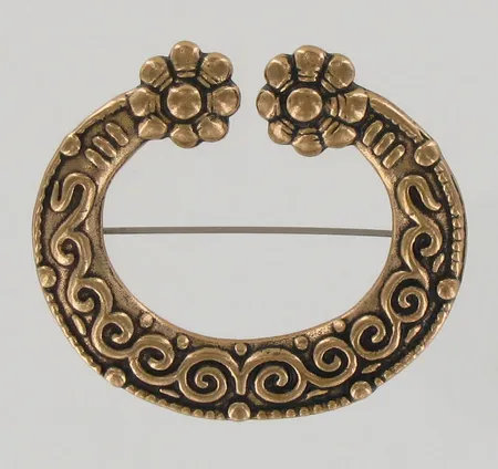 Rintaneula Kalevala Koru, leveys 50mm, pronssia