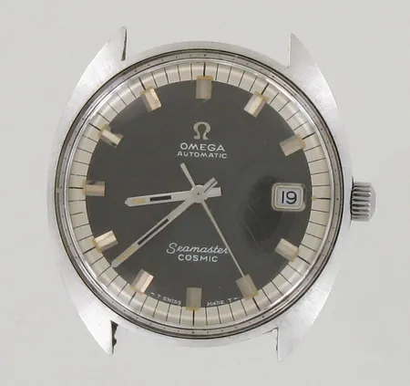 Teräsrannekello Omega Automatic Seamaster Cosmic, 166026-T00L107, taulun Ø 35mm, pleksilasi hieman naarmuuntunut 