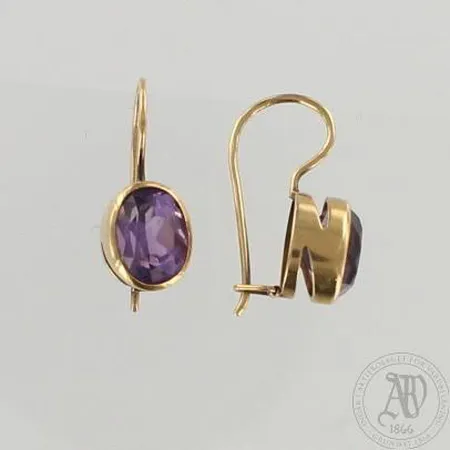 Kivikorvakorut, korkeus 22mm, 585br, paino 3,39g