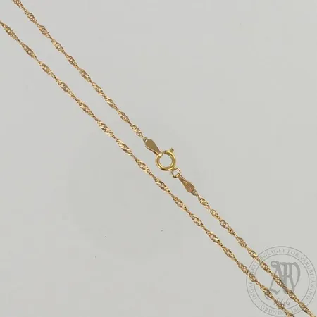 Kaulaketju, pituus 64cm, 585, paino 2,9g