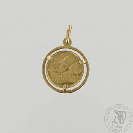 Horoskooppiriipus, Ø 17mm, 585, paino 2,1g