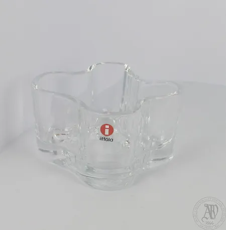 Aalto-kynttilälyhty, Iittala, kirkas, korkeus 55mm. Lähetetään postipakettina.