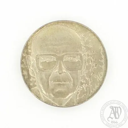 Juhlaraha, Urho Kekkonen 1975, nimellisarvo 10 markkaa, 500, paino 23,7g 