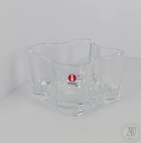 Aalto-kynttilälyhty, Iittala, kirkas, korkeus 55mm Lähetetään postipakettina.