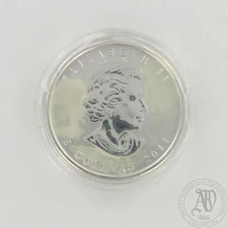 Juhlaraha, Elisabeth II, Canada 5 Dollars, vuodelta 2011, 999, paino 31,3g 