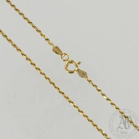 Kaulaketju, pituus 45cm, 585, paino 3,8g