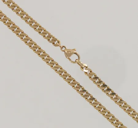 Panssarikaulaketju, pituus 50,5cm, leveys 5mm, 585, paino 28,8g