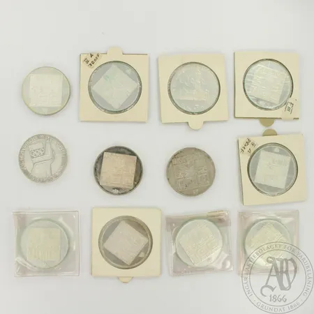 Kaksitoista hopearahaa, Itävalta 100 Shilling 1976 Innsbruck, 630br, paino 301,7g 