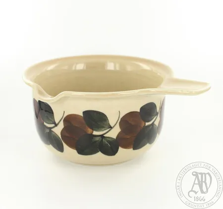 Kastikekulho Arabia, Ruija, Raija Uosikkinen, Vuosi 1975-1981, kivitavara, korkeus 7,5 cm. Lähetetään postipakettina.