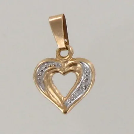 Timanttiriipus 1xn.0.005ct, korkeus 18mm, 585, paino 0,3g