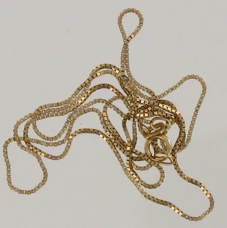 Viallinen kaulaketju, 585, paino 1,7g