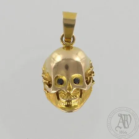 Timanttiriipus 2xn.0.04ct, korkeus 40mm, 585, paino 15,4g 