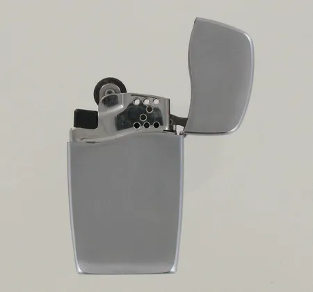 Sytytin Zippo Blu, harjattu teräs, käyttöohje, alkuperäinen laatikko