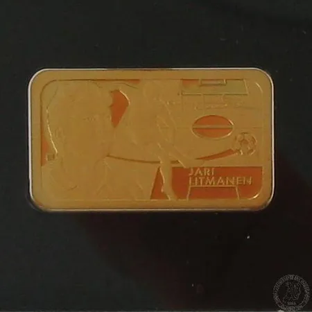 Kultaharkko Jari Litmanen 999.9, paino 2,5g