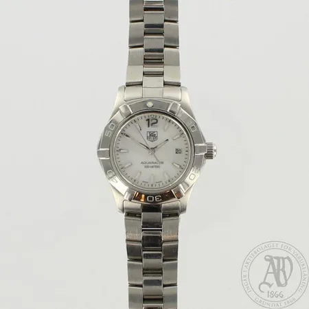 Teräsrannekello, Tag Heuer Aquaracer, quartz, Ø 27mm, rannekkeen pituus 165mm, ref.nr. WAF1414.RWN6680, paristo loppunut