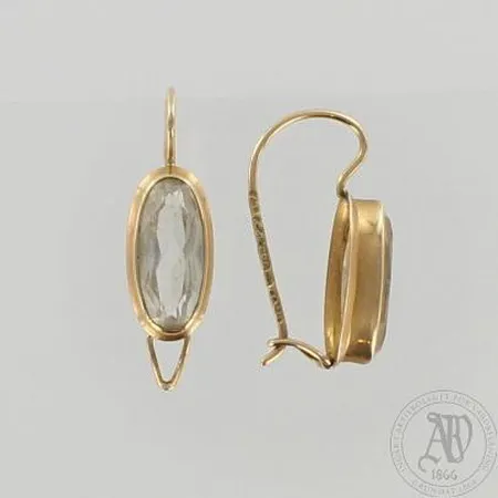 Kivikorvakorut, korkeus 23mm, 585br, paino 2,8g