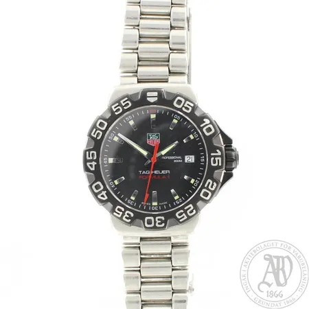 Teräsrannekello, Tag Heuer formula 1, Ø 40mm, ref.no. WAH1110 RWX3536, lisäpalat laatikko ja aitoustodistus