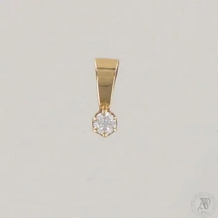 Timanttiriipus 1xn.0.06ct, 750, paino 0,2g