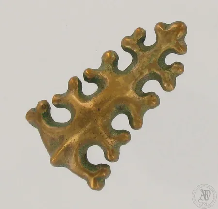 Rintaneula Kalevala Koru, Oksasolki, leveys 55mm, pronssia