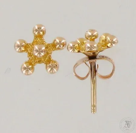 Korvanapit, taustat eriparia, korkeus 8mm, 585, paino 1,4g
