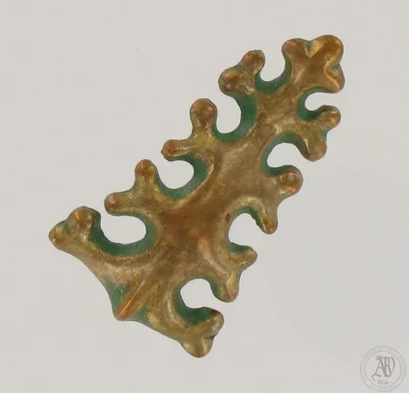 Rintaneula Kalevala Koru, Oksasolki, leveys 55mm, pronssia