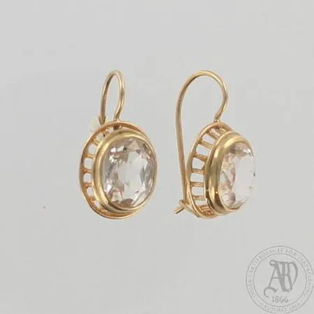Kivikorvakorut, korkeus 21mm, 585br, paino 3,6g