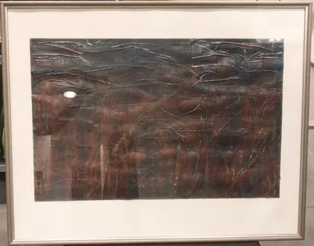 Sekatekniikkamaalaus, "Syksy Nottinghillissä", signeeraus Sirpa Pajunen 1993, koko 50x77cm Ota yhteys panttilainaamoon kuljetusmaksusta sopimiseksi.