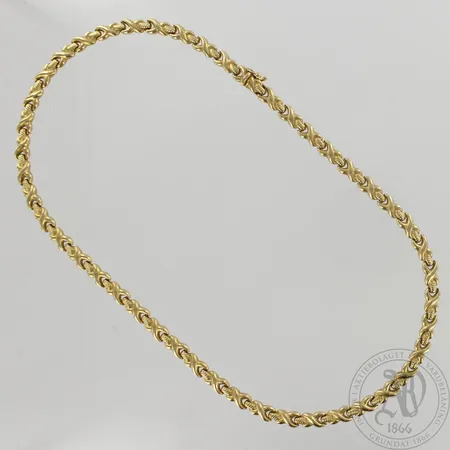 Kaulakoru, pituus 45cm, 585, paino 17,8g