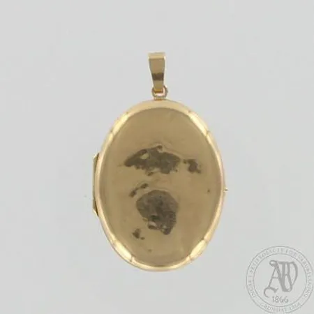 Medaljonkiriipus, käytön jälkiä, korkeus, 36mm, 585, paino 3,4g