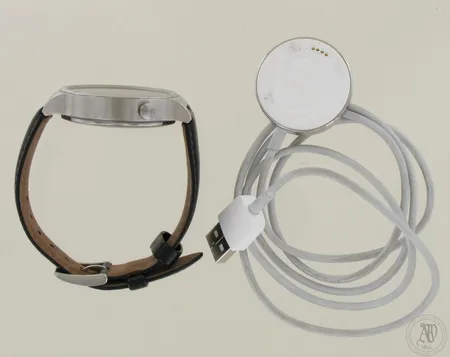 Älykello Huawei 316L, terästä, nahkaranneke, mukana USB-laturi