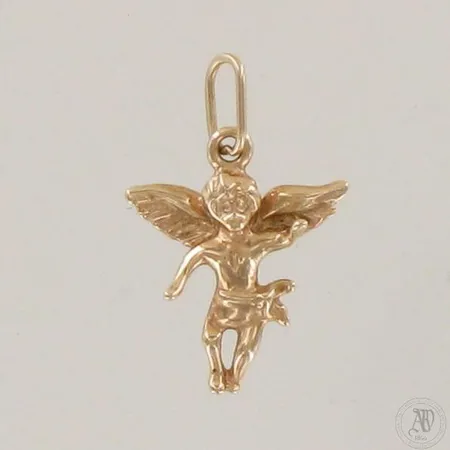 Enkeli-riipus, korkeus 20mm, 585, paino 0,6g