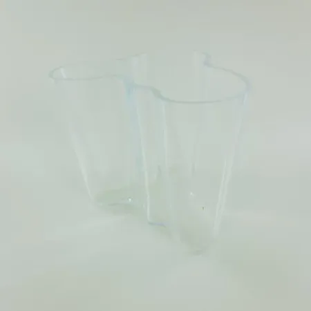 Aalto-maljakko, design Alvar Aalto, korkeus 95mm, kirkas