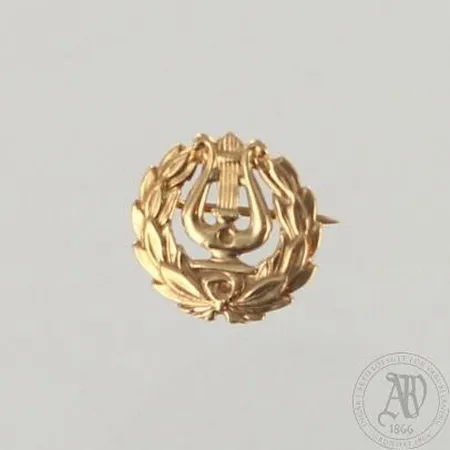 Rintakoru lyyra, Ø 17mm, 585, paino 1,5g