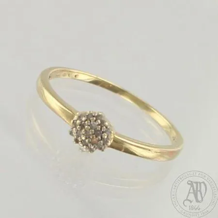 Timanttisormus 18xn.0.005ct, koko 18, 585, paino 1,7g 