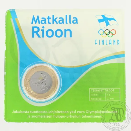 Kolikko, Brasilian virallinen olympiaraha, Matkalla Rioon