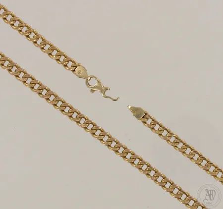 Viallinen kaulaketju, 585, paino 14,4g