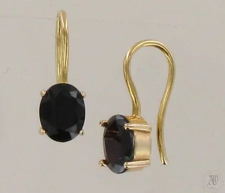 Kivikorvakorut, korkeus 21mm, 585br, paino 3,9g