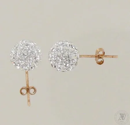 Kivikorvakorut, Ø 8mm, 585br, paino 1,2g
