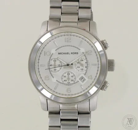 Teräsrannekello Michael Kors quartz, taulun Ø 46mm, rannekkeen pituus 170mm