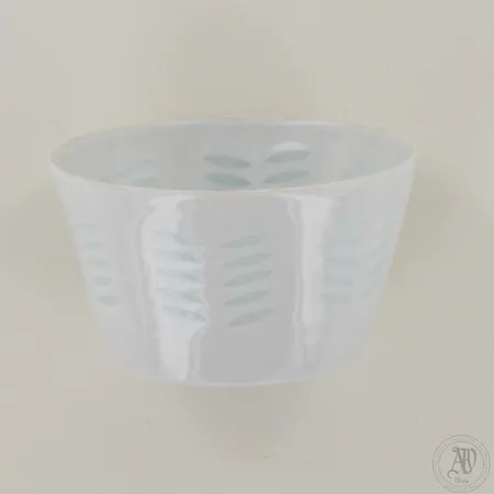 Sokerikko Arabia, riisiposliini, korkeus 50mm, Ø 90mm, design Friedl Kjellberg, 
