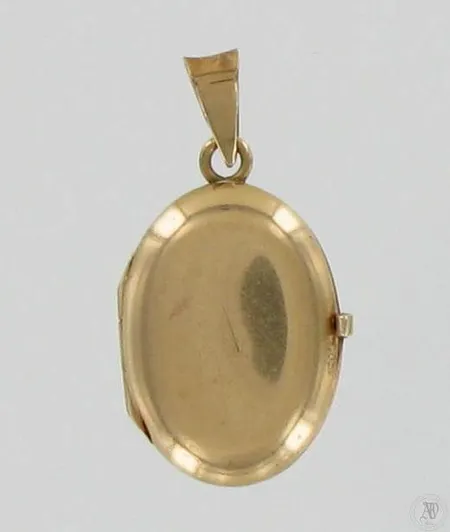 Medaljonki-riipus, pieniä naarmuja, korkeus 22mm, 585, paino 1,5g