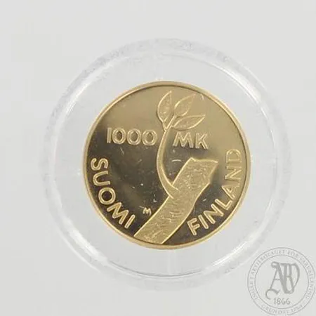 Kultaraha, itsenäisyyden 80-vuotisjuhlaraha, 900, paino 8,64g