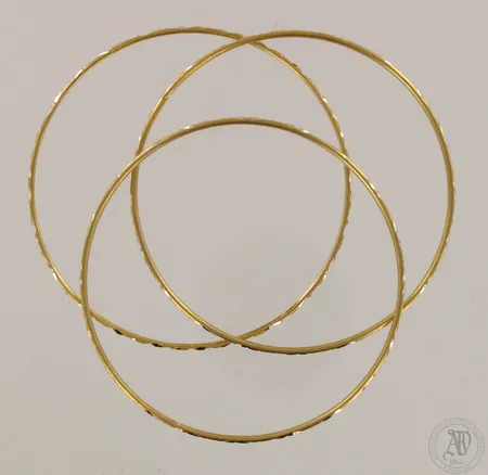 Kolme rannerengasta, Ø 60mm, 875, paino 11,6g